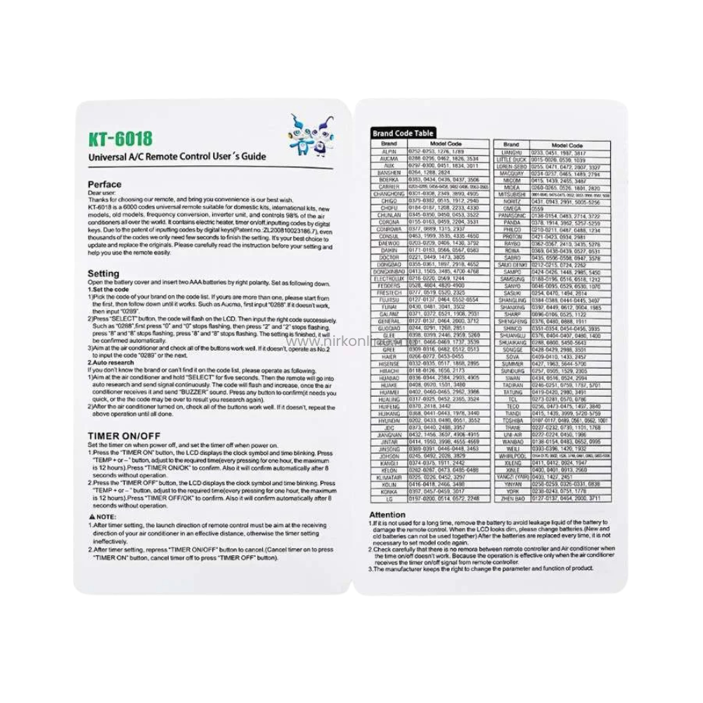 Remote Universal Quanda KT6018 - Image 3